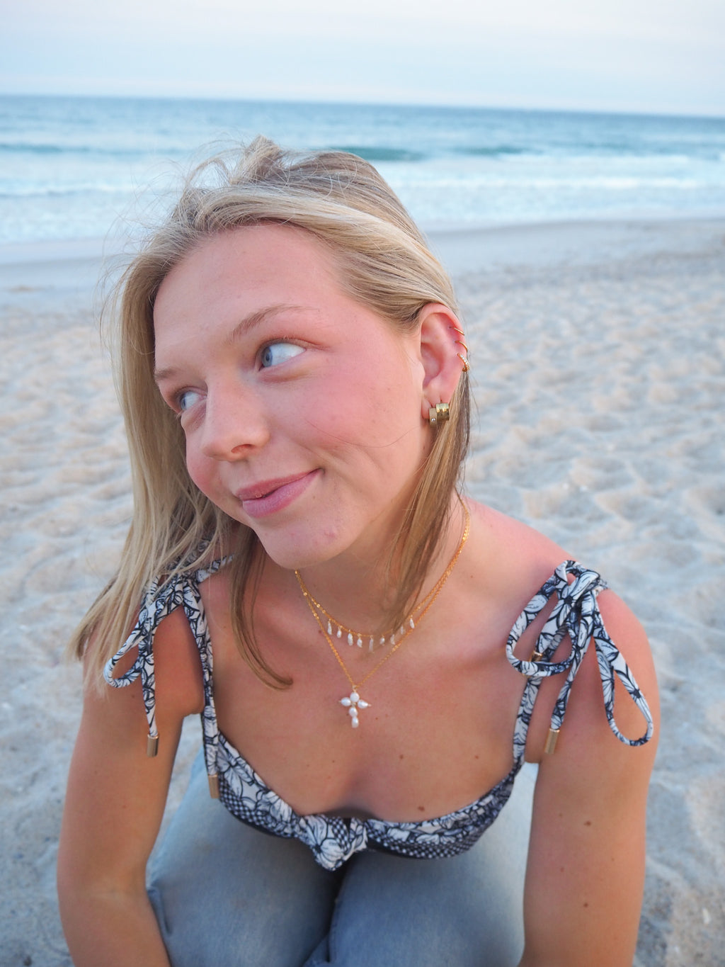 Pearl Cove Cross Necklace