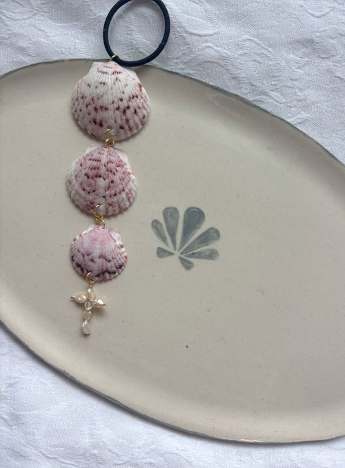 Calico Scallop Car Charm