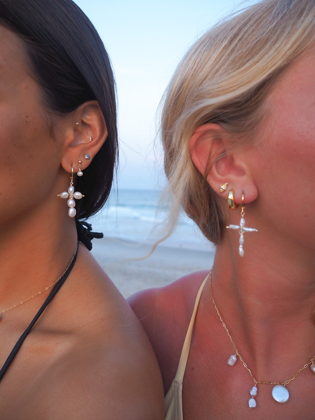 Elara Cross Earrings