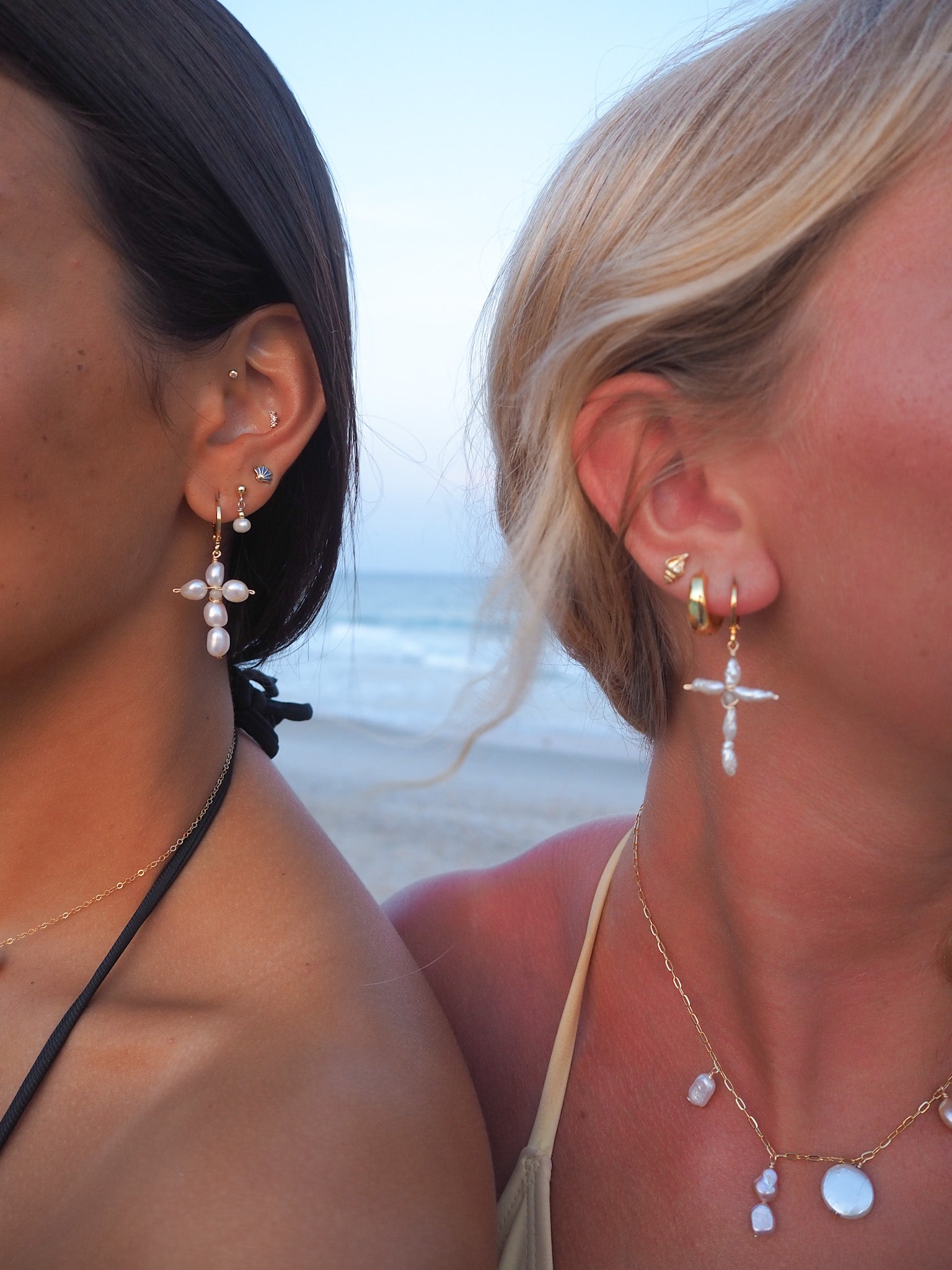 Elara Cross Earrings
