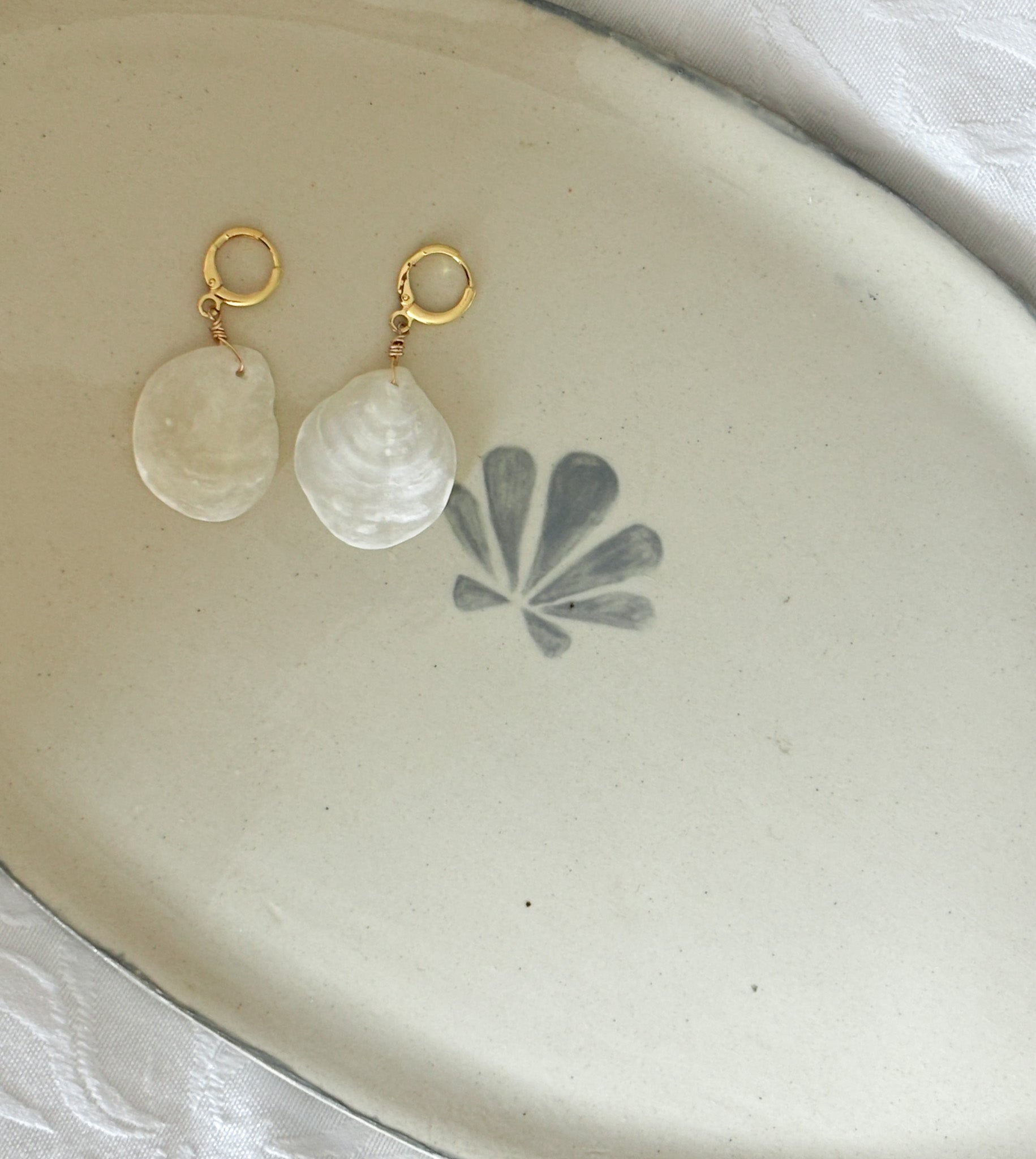 Gold Jingle Shell Earrings