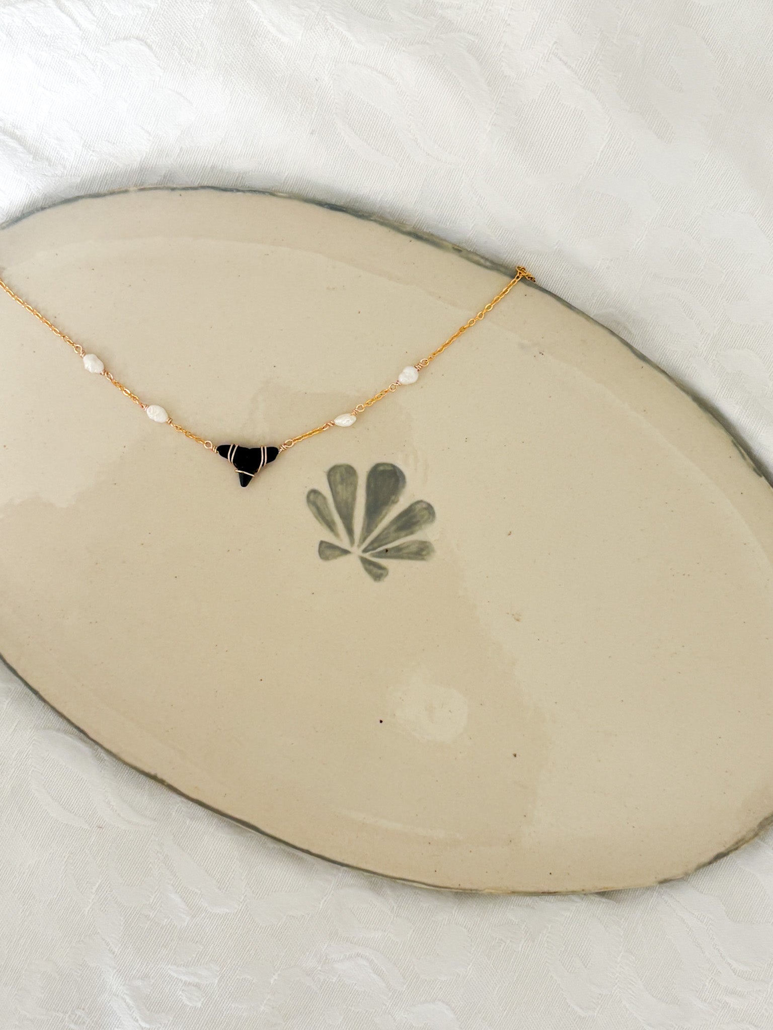 Shark Tooth Choker Necklace